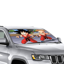 Load image into Gallery viewer, Goku vs Krillin  Car Sunshade
