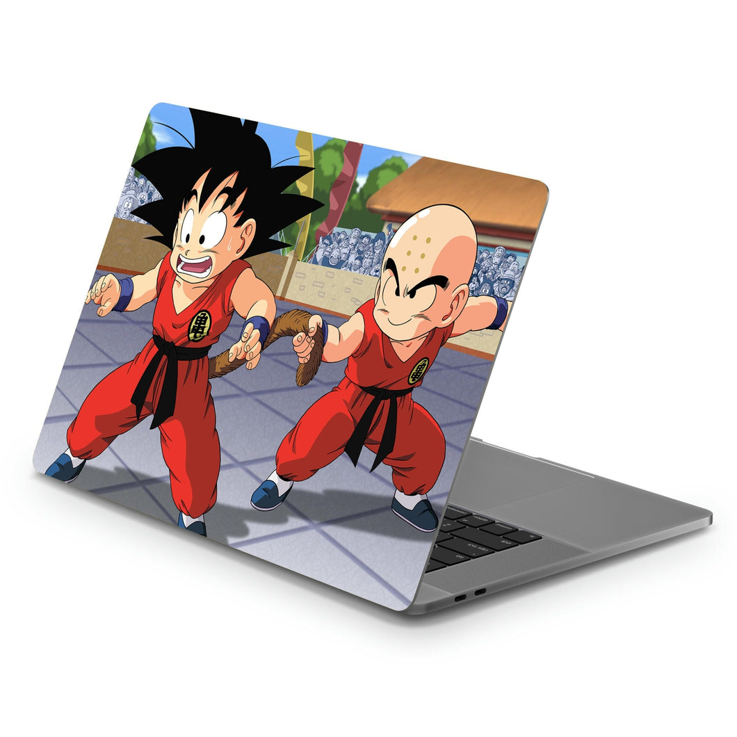 Goku vs Krillin  Macbook Skin