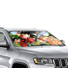 Load image into Gallery viewer, Goku vs Mercenary Tao  Car Sunshade

