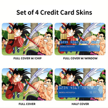 Load image into Gallery viewer, Goku vs Mercenary Tao  Credit Card Skins (4-in-1 Pack)
