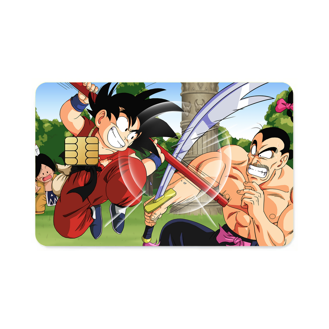 Goku vs Mercenary Tao  Credit Card Skins (4-in-1 Pack)