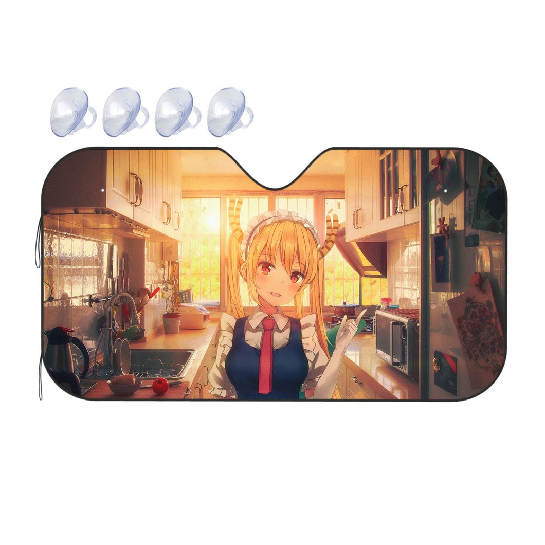 Good Morning, It's time for breakfast!  Car Sunshade