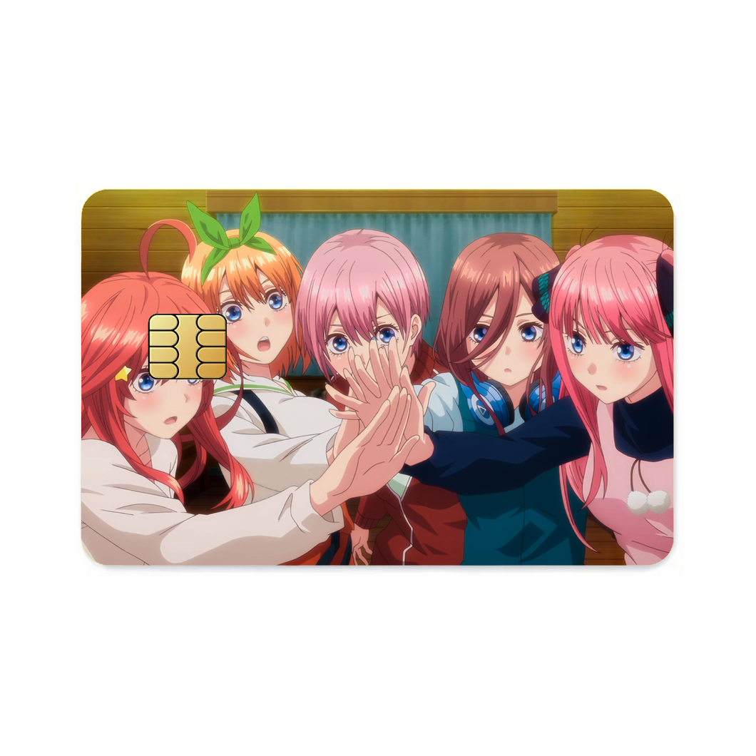 Gotoubun no Hanayome Credit Card Skins (4-in-1 Pack)