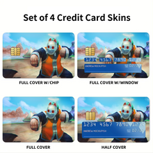 Load image into Gallery viewer, Grandpa son gohan  Credit Card Skins (4-in-1 Pack)
