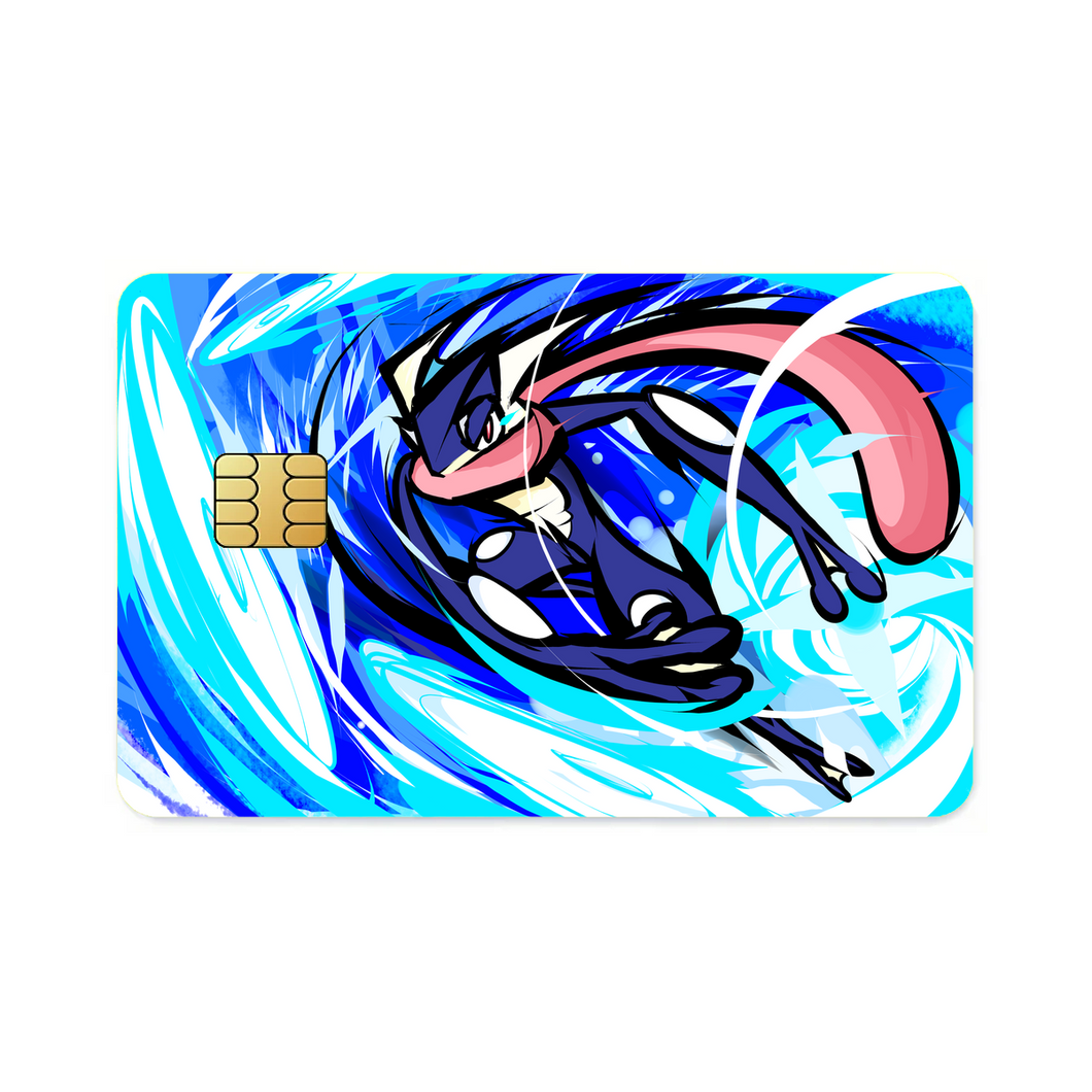 Greninja | Water Shuriken  Credit Card Skins (4-in-1 Pack)