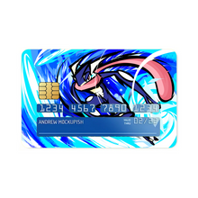 Load image into Gallery viewer, Greninja | Water Shuriken  Credit Card Skins (4-in-1 Pack)
