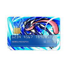 Load image into Gallery viewer, Greninja | Water Shuriken  Credit Card Skins (4-in-1 Pack)
