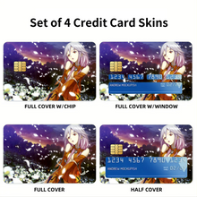Load image into Gallery viewer, Guilty Crown  Credit Card Skins (4-in-1 Pack)
