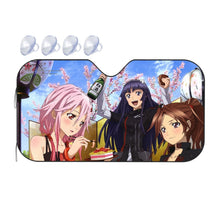 Load image into Gallery viewer, Guilty Crown Inori Yuzuriha, Ayase Shinomiya, Tsugumi  Car Sunshade
