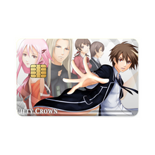 Load image into Gallery viewer, Guilty Crown Inori Yuzuriha, Gai Tsutsugami, Hare Menjou  Credit Card Skins (4-in-1 Pack)
