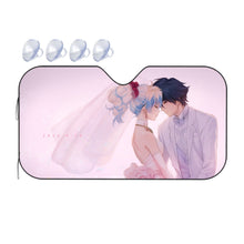Load image into Gallery viewer, Gurren Lagann Simon, Nia Teppelin  Car Sunshade
