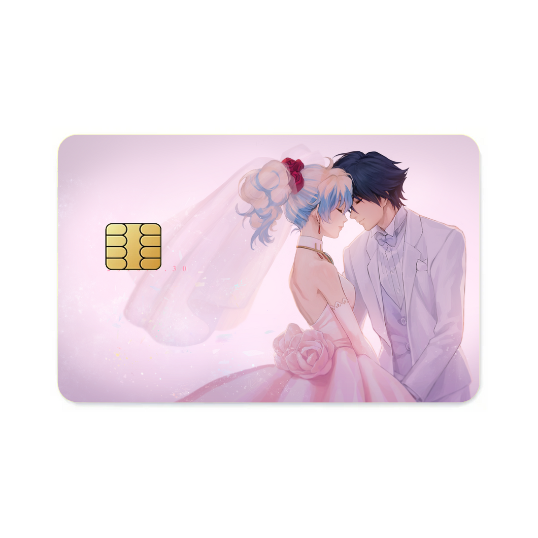 Gurren Lagann Simon, Nia Teppelin  Credit Card Skins (4-in-1 Pack)