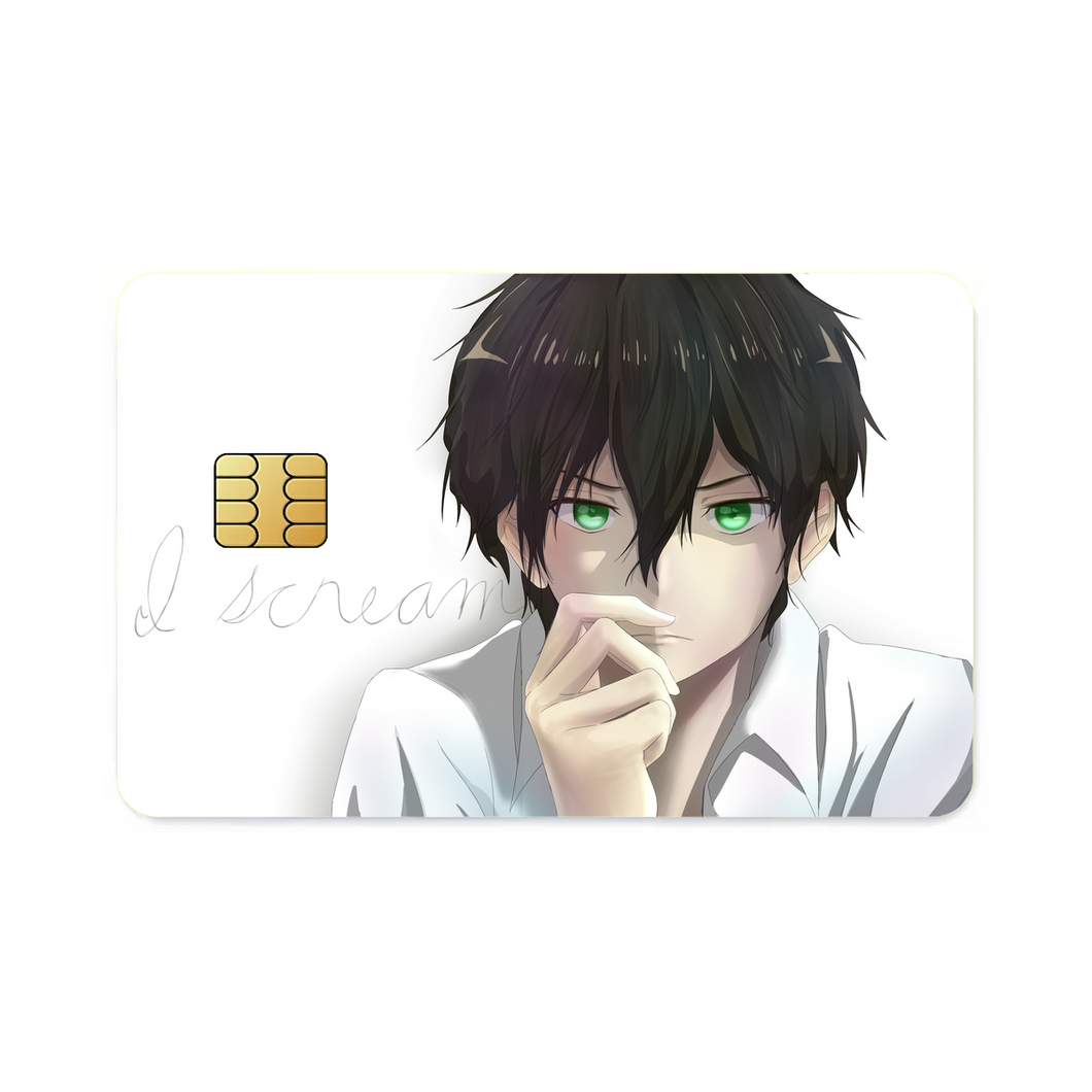 Hōtarō Oreki Face  Credit Card Skins (4-in-1 Pack)