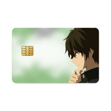 Load image into Gallery viewer, Hōtarō Oreki Face  Credit Card Skins (4-in-1 Pack)
