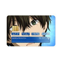 Load image into Gallery viewer, Hōtarō Oreki Face  Credit Card Skins (4-in-1 Pack)
