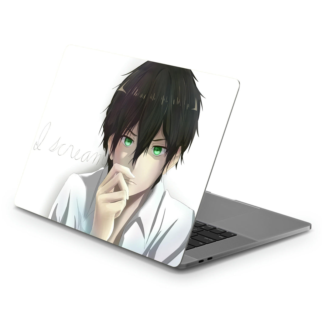 Hōtarō Oreki Face  Macbook Skin