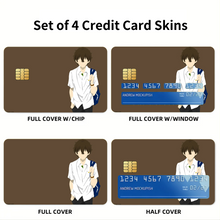 Load image into Gallery viewer, Hōtarō Oreki Minimalist  Credit Card Skins (4-in-1 Pack)
