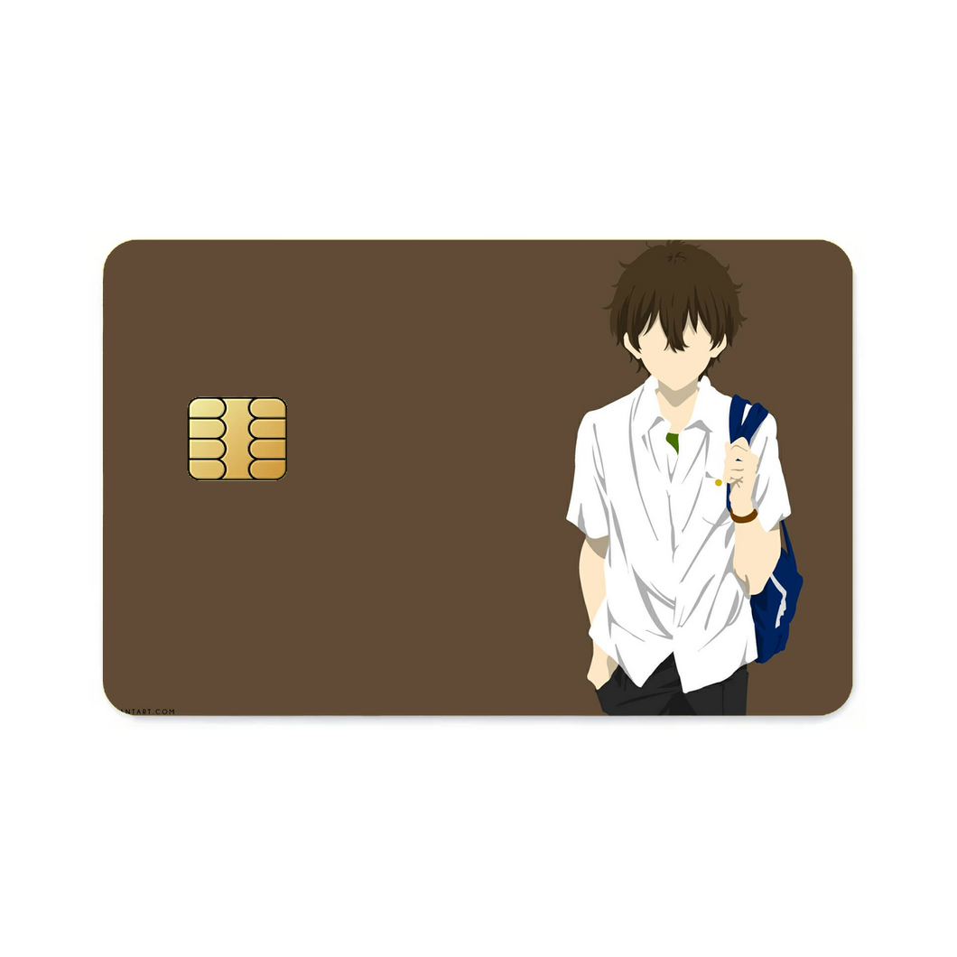 Hōtarō Oreki Minimalist  Credit Card Skins (4-in-1 Pack)