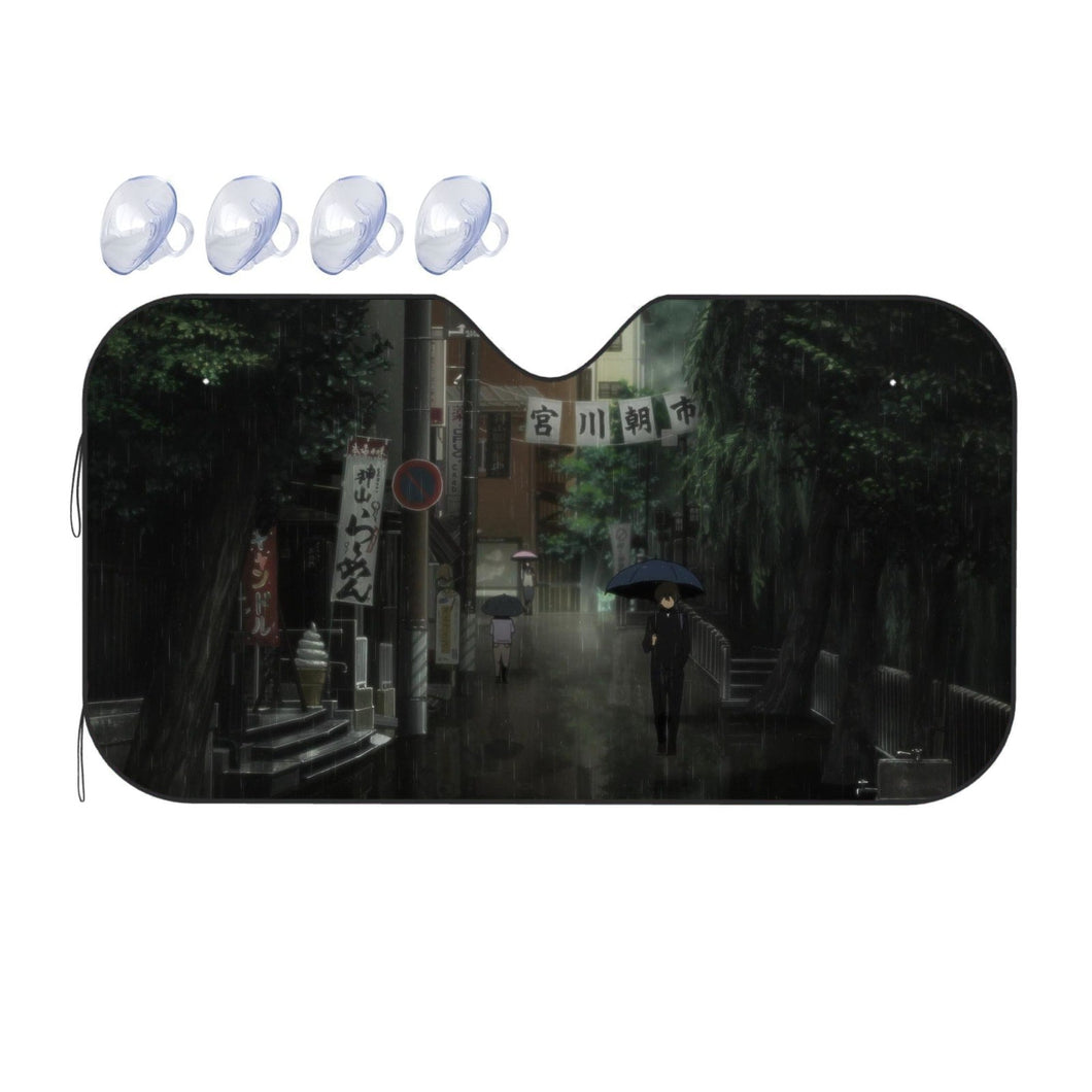 Hōtarō Oreki Walking on the street  Car Sunshade
