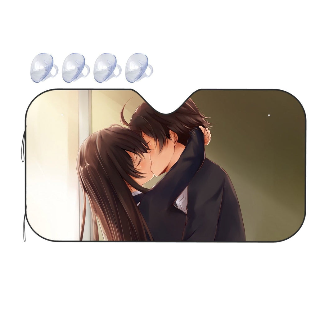 Hachiman x Yukino Car Sunshade
