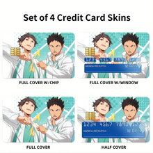 Load image into Gallery viewer, Haikyu!!  Credit Card Skins (4-in-1 Pack)
