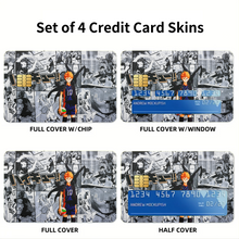 Load image into Gallery viewer, Haikyu!!  Credit Card Skins (4-in-1 Pack)
