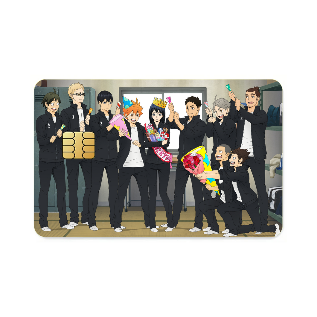 Haikyu!!  Credit Card Skins (4-in-1 Pack)