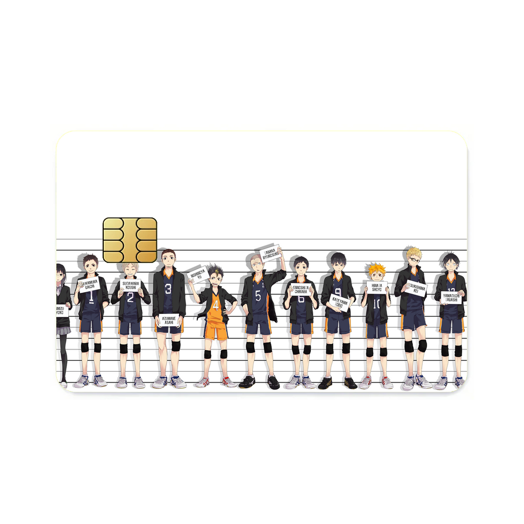 Haikyu!!  Credit Card Skins (4-in-1 Pack)