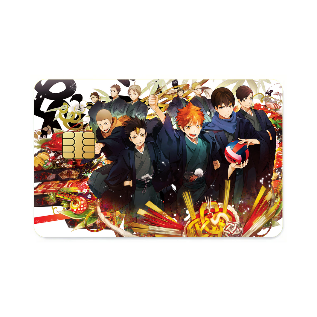Haikyu!!  Credit Card Skins (4-in-1 Pack)