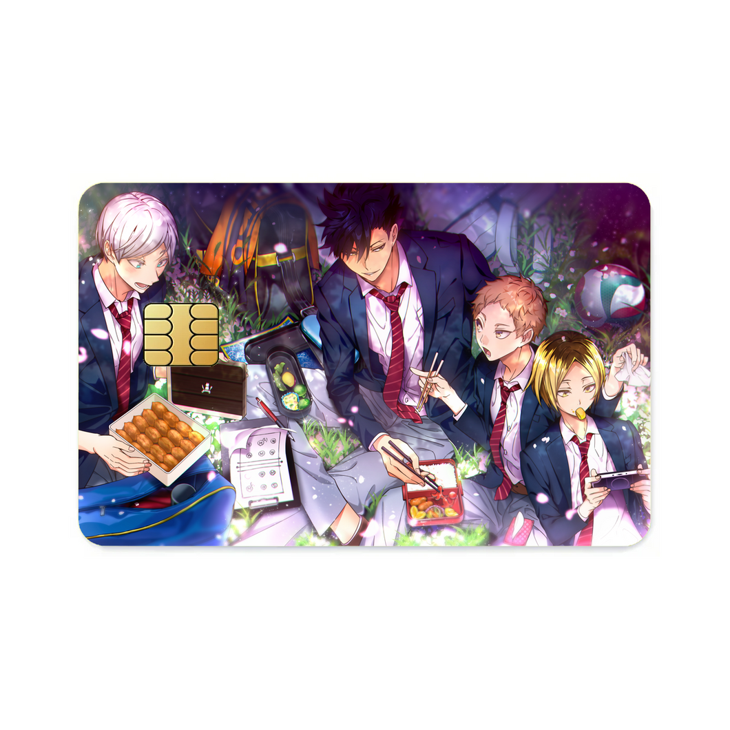 Haikyu!!  Credit Card Skins (4-in-1 Pack)