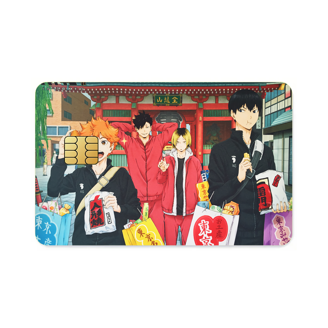 Haikyu!!  Credit Card Skins (4-in-1 Pack)