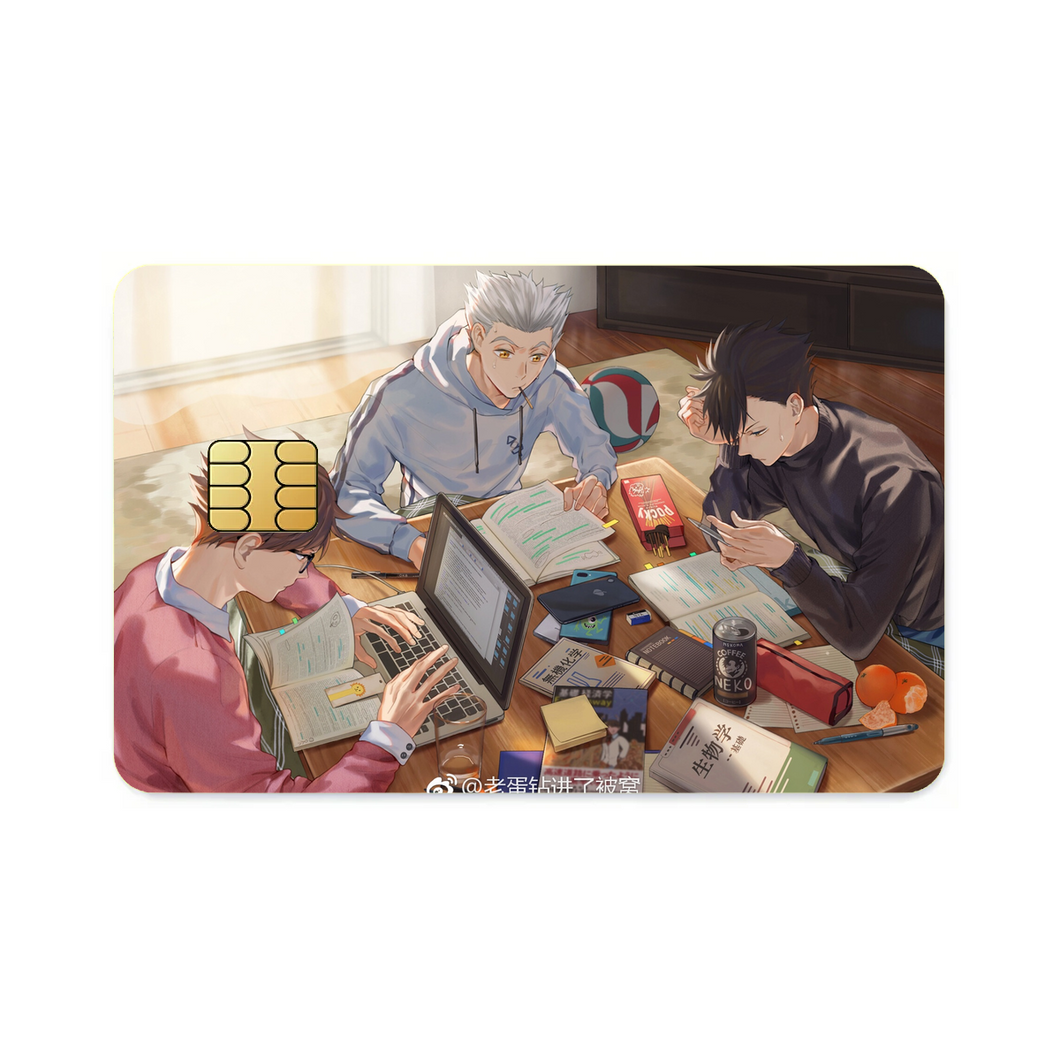 Haikyu!!  Credit Card Skins (4-in-1 Pack)