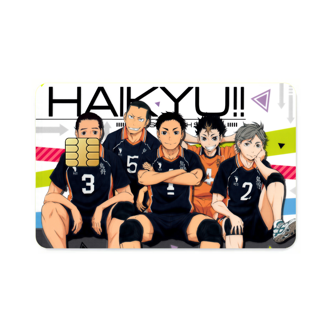 Haikyu!!  Credit Card Skins (4-in-1 Pack)