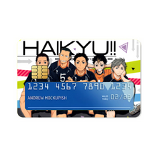 Load image into Gallery viewer, Haikyu!!  Credit Card Skins (4-in-1 Pack)
