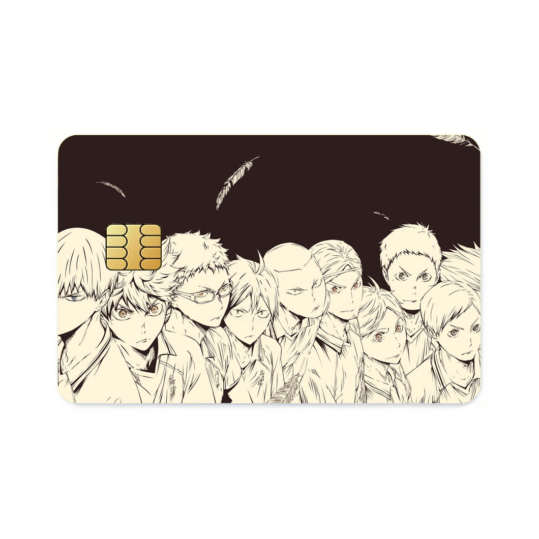 Haikyuu!! Karasuno  Credit Card Skins (4-in-1 Pack)