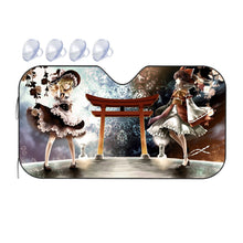 Load image into Gallery viewer, Hakurei And Marisa Kirisame Car Sunshade
