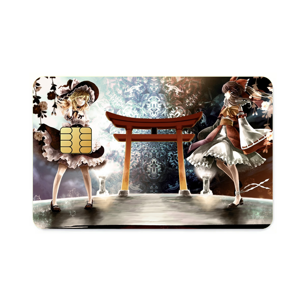 Hakurei And Marisa Kirisame Credit Card Skins (4-in-1 Pack)