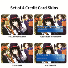 Load image into Gallery viewer, halloween Party Credit Card Skins (4-in-1 Pack)
