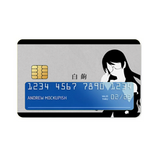Load image into Gallery viewer, Hanekawa - Monogatari Scene Credit Card Skins (4-in-1 Pack)
