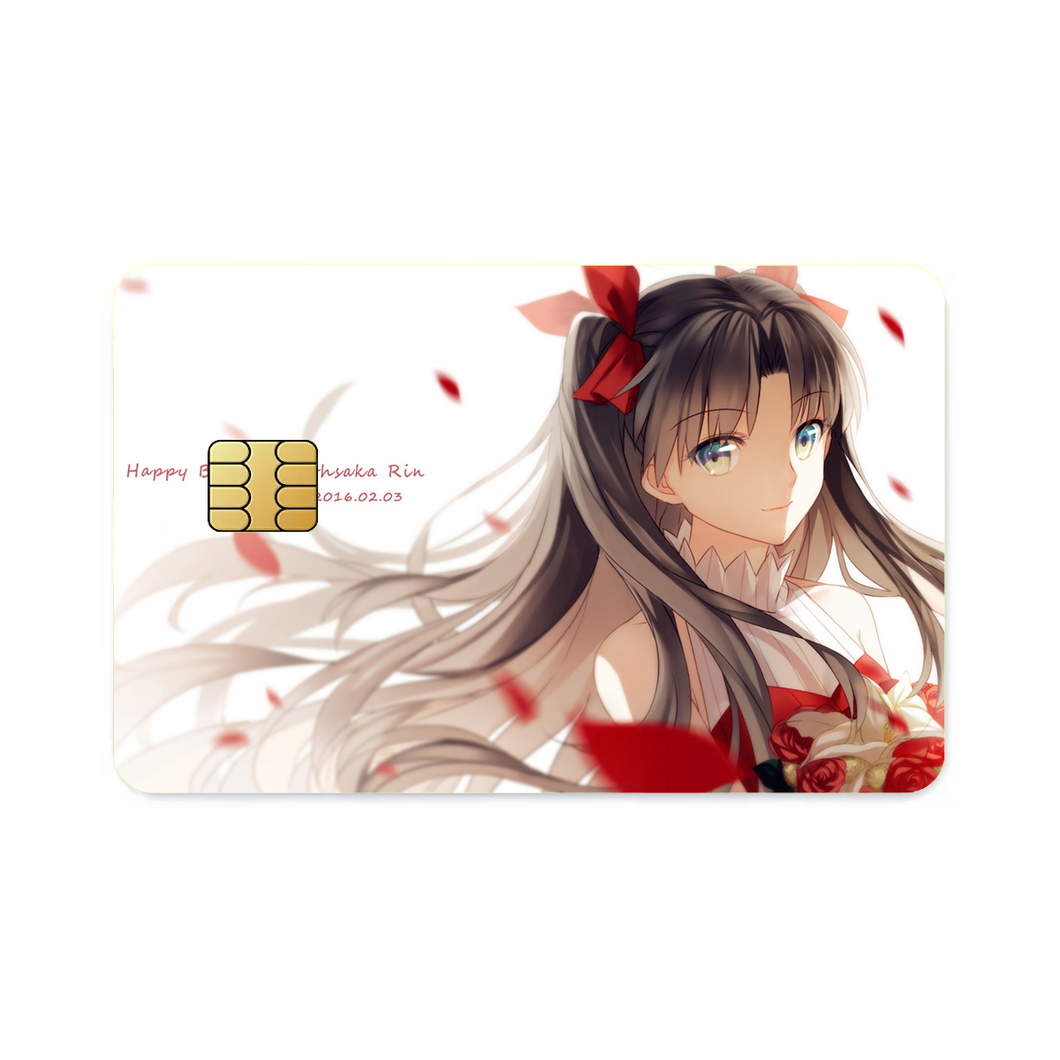 Happy Birthday Rin❤  Credit Card Skins (4-in-1 Pack)