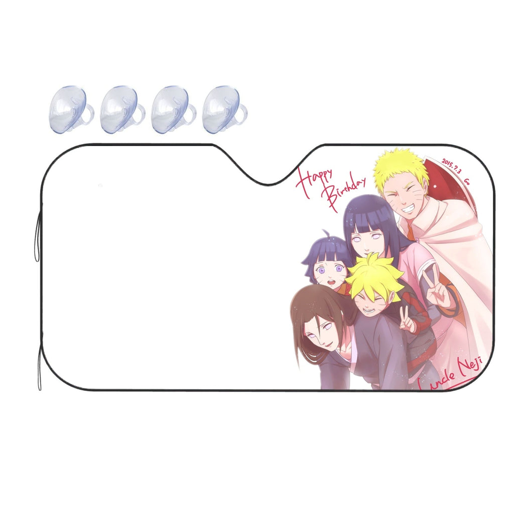 Happy Birthday Uncle Neji!  Car Sunshade
