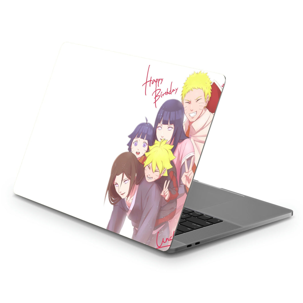 Happy Birthday Uncle Neji!  Macbook Skin