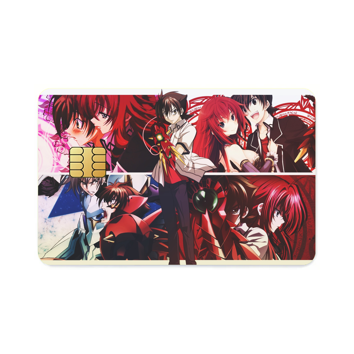 High School DxD Issei Hyoudou, Ddraig Credit Card Skins (4-in-1 Pack)
