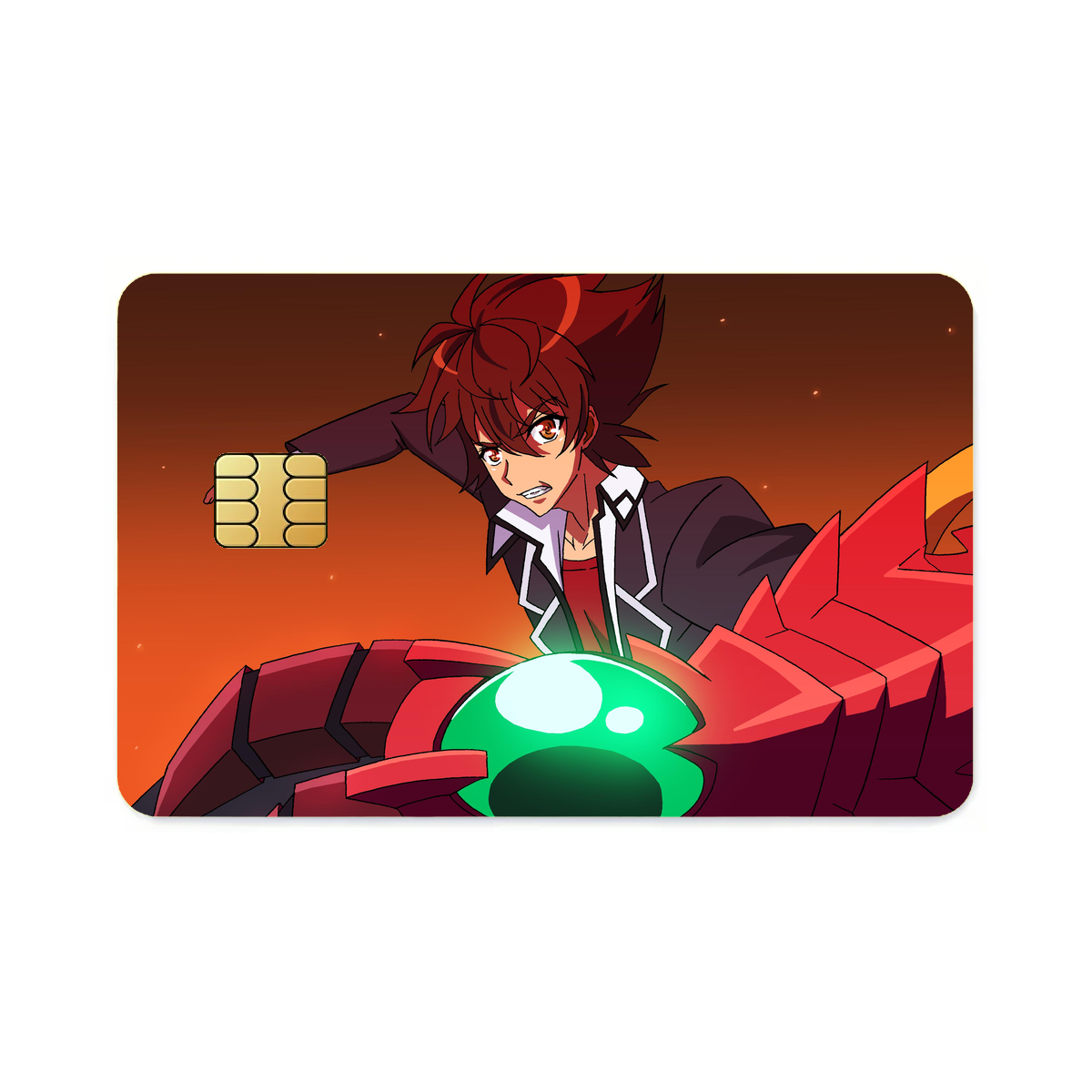 High School DxD Issei Hyoudou, Ddraig Credit Card Skins (4-in-1 Pack)