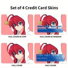 Load image into Gallery viewer, High School DxD Rias Gremory  Credit Card Skins (4-in-1 Pack)
