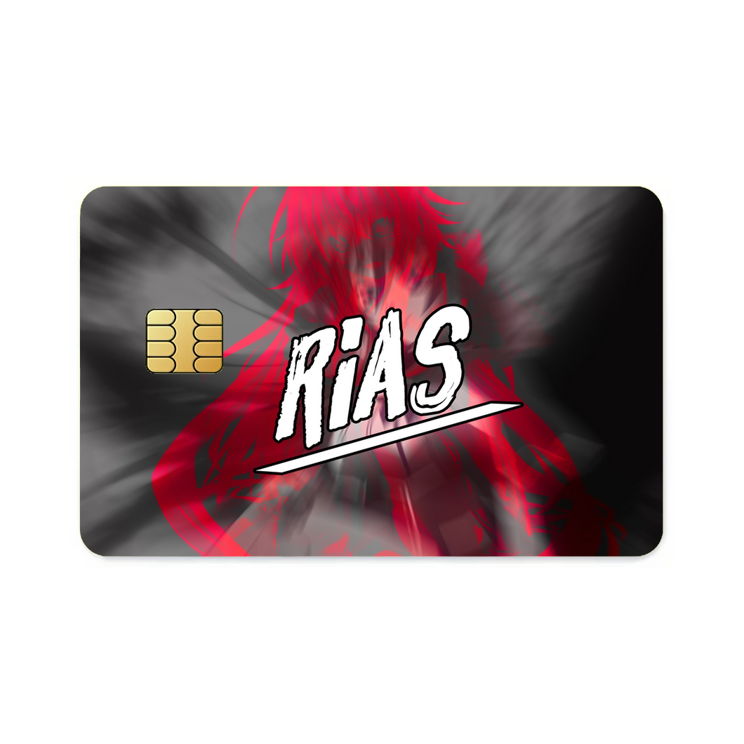 High School DxD Rias Gremory  Credit Card Skins (4-in-1 Pack)