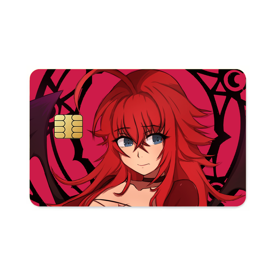 High School DxD Rias Gremory  Credit Card Skins (4-in-1 Pack)