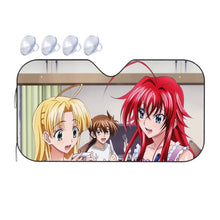 Load image into Gallery viewer, High School DxD Rias Gremory, Issei Hyoudou, Asia Argento  Car Sunshade
