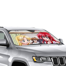 Load image into Gallery viewer, High School DxD Rias Gremory, Issei Hyoudou, Asia Argento  Car Sunshade

