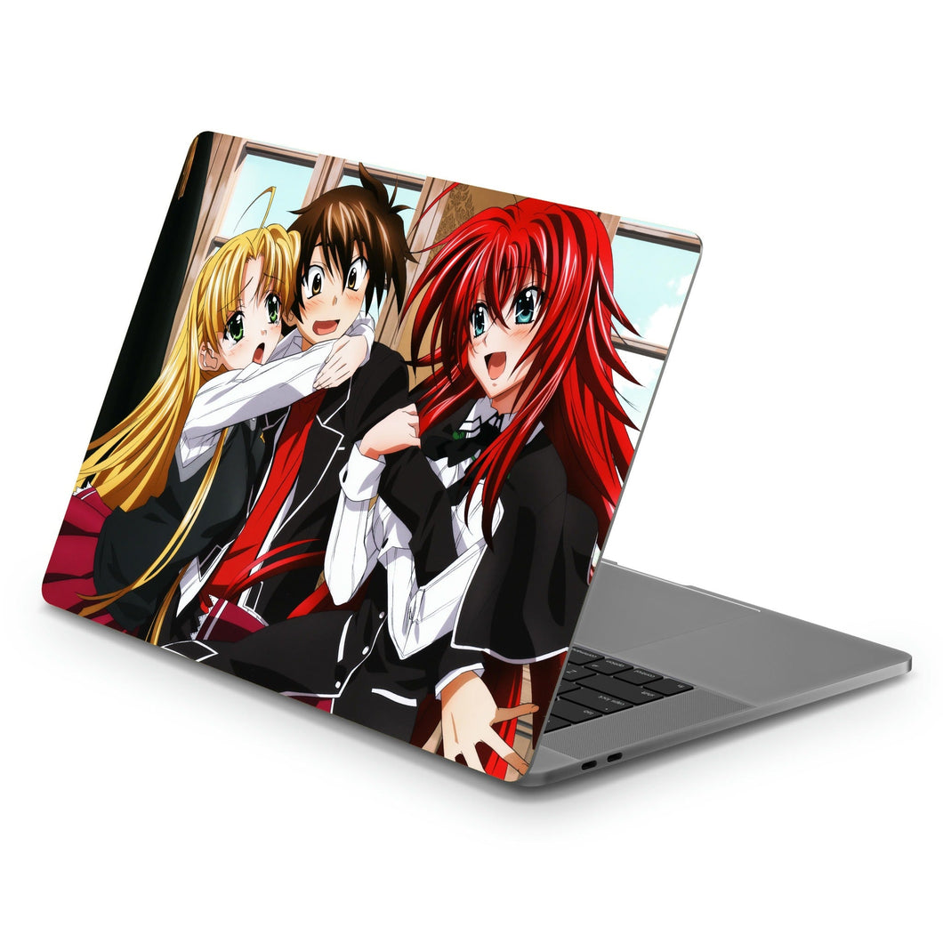 High School DxD Rias Gremory, Issei Hyoudou, Asia Argento  Macbook Skin